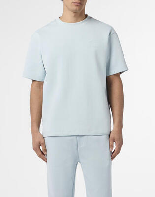 Pique round neck t-shirt icon