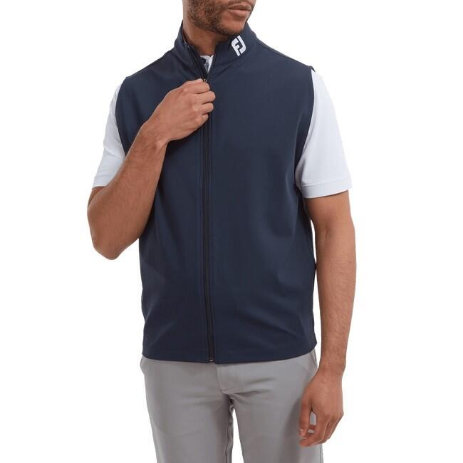 FOOTJOY FULL ZIP KNIT VEST BLEU MARINE AVEC ZIP BLEU MARINE - GILET HOMME 1/5