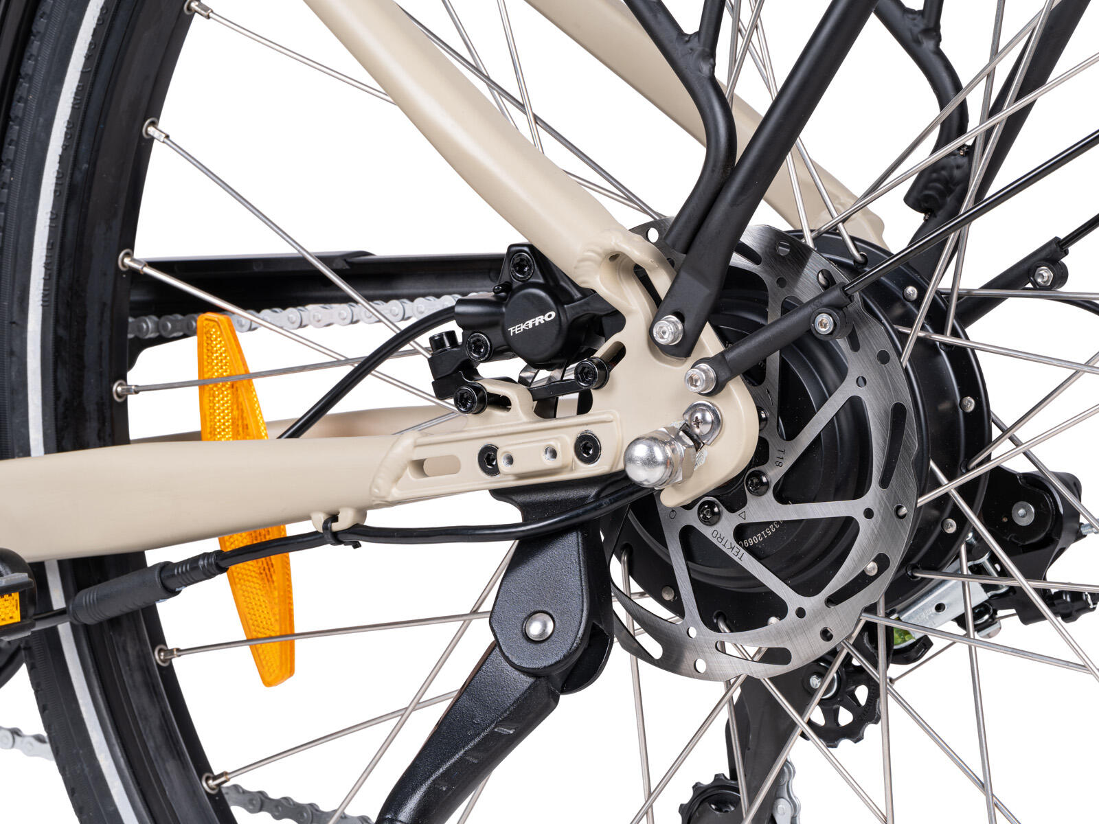 Saxonette Urbana dames ebike 7 sp 11.6 Ah creme 4/5