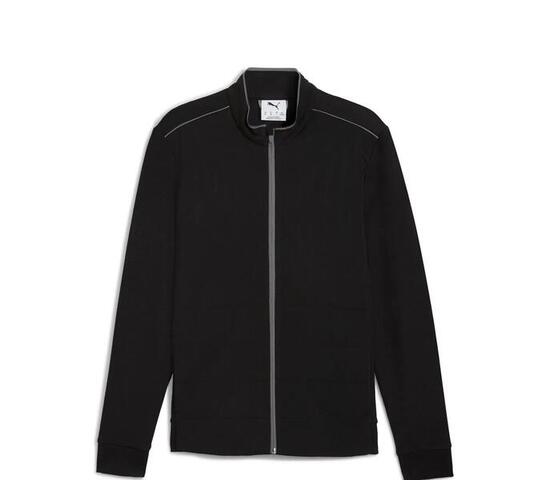 Veste de golf Puma Cloudspun Fleece Hyb pour homme, noire