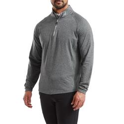 Footjoy Pull de Golf en Jersey pour Homme Thermoseries Gris