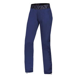 Pantalon Ocún PANTERA ORGANIC coton bio Bleu Sargasso Sea, genoux préformés