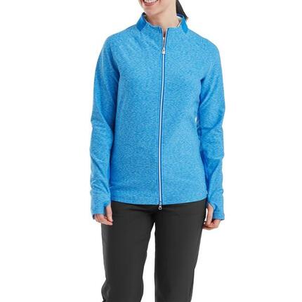 Chaqueta Golf Footjoy Full Zip Space Dye Mujer Azul