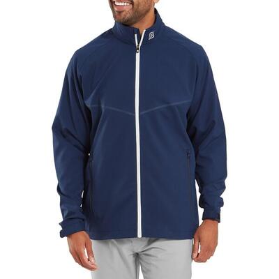 Giacca da golf da uomo Footjoy Zephyr Windshirt con zip intera blu navy