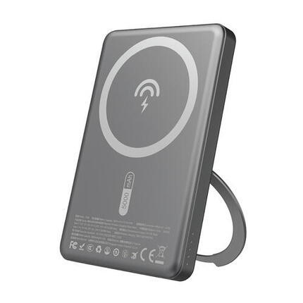 Dudao K28S 20W PD 5000mAh Powerbank MagSafe/podstawka - szary