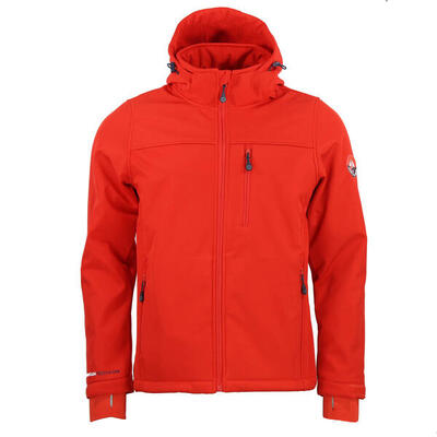 Softshell jas met capuchon peak mountain claude