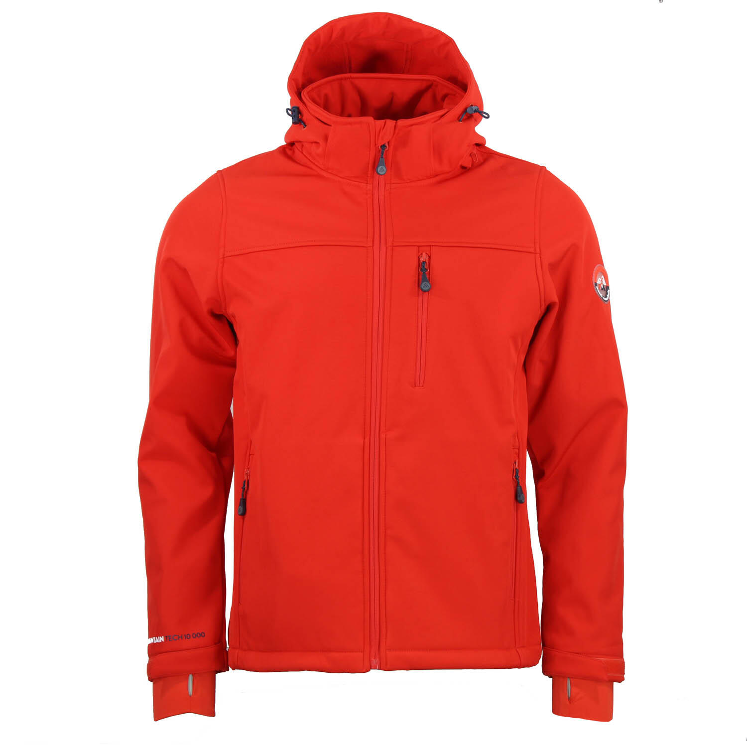 Peak Mountain - Veste À Capuche Softshell Peak Mountain Claude - Veste - Orange - Decathlon