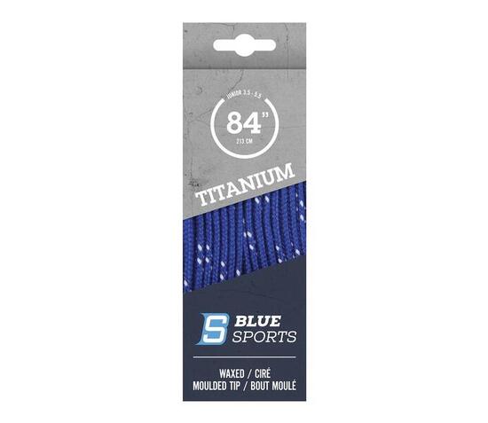 Schnürsenkel Blue Sports Titanium Pro gewachst