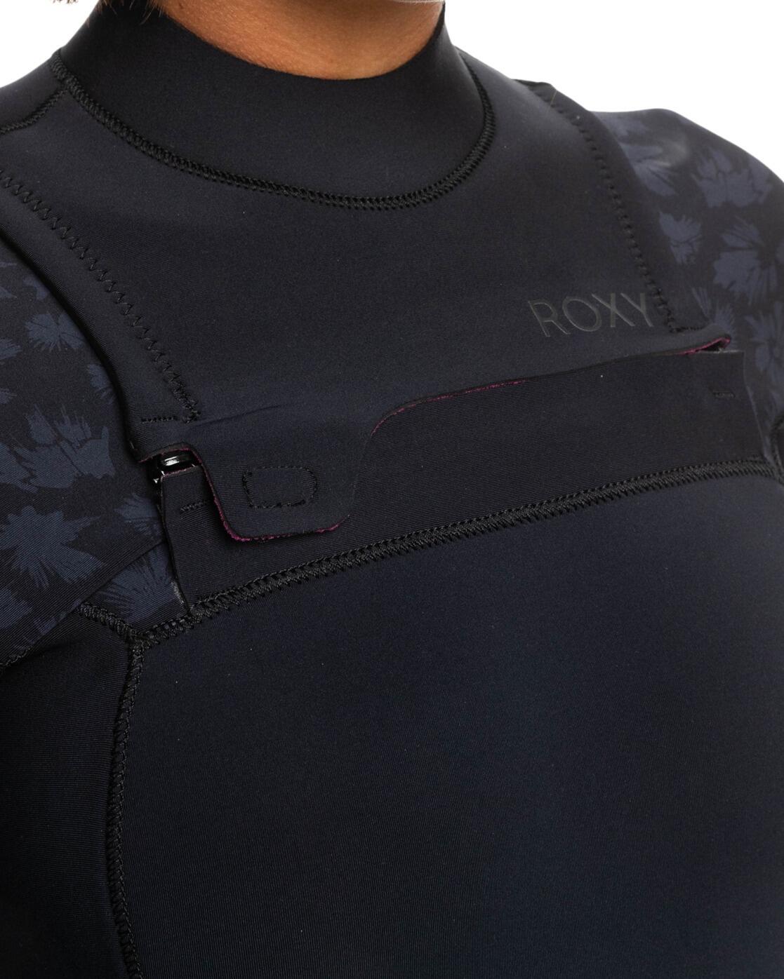 Combinaison de surf zip poitrine 3/2MM SWELL SERIES Noir Femme 4/4