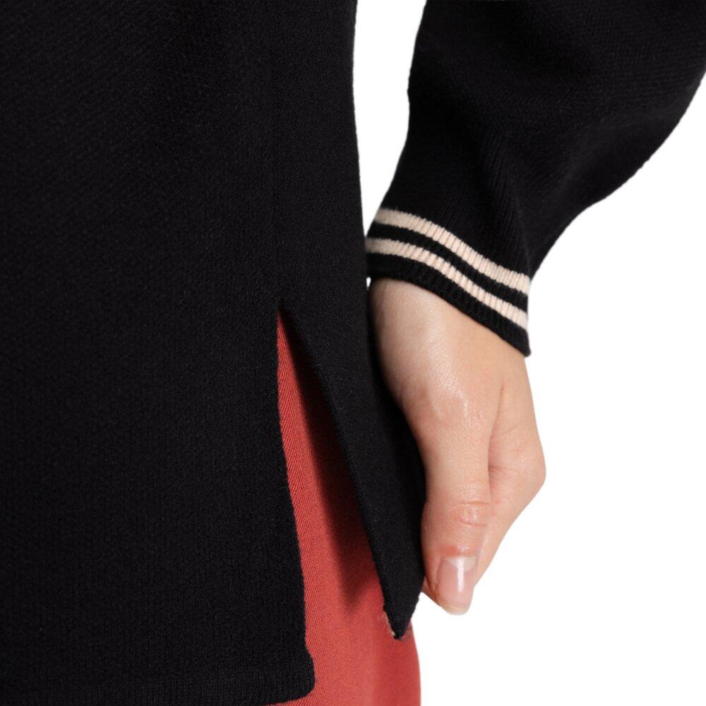 Polo in maglia a maniche lunghe da donna Verelle-W Black Nero 5/6