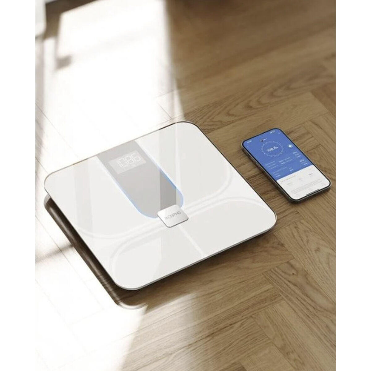 Renpho Pèse-personne Intelligent ELIS ASPIRE C WiFi Bluetooth Verre Blanc 4/4