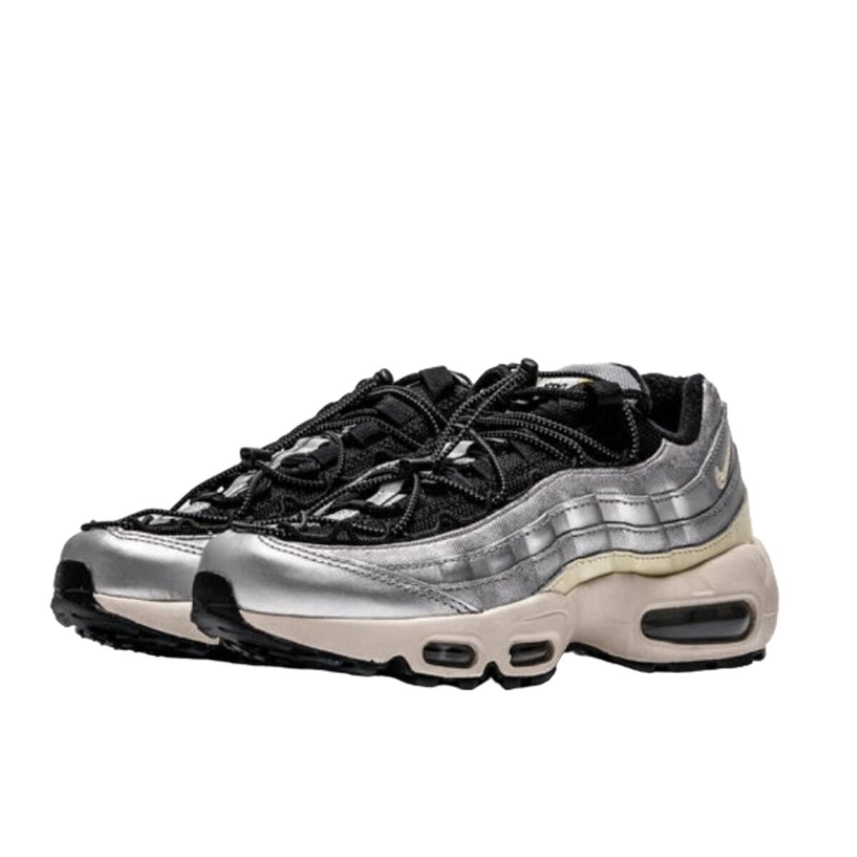 Chaussures  Air Max 95 Toggle Metallic Silver Alabaster 2/4