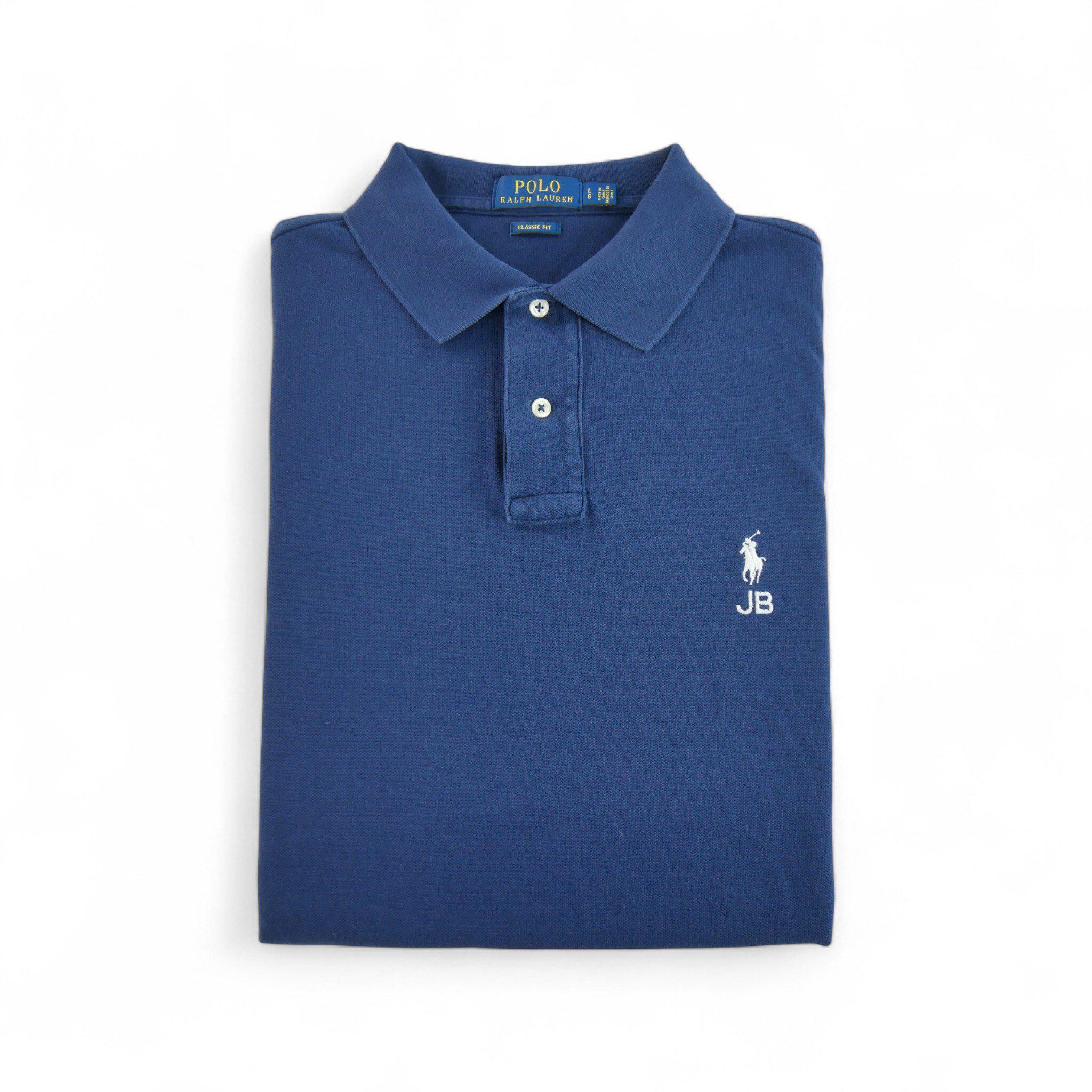 RALPH LAUREN Reconditionné - Polo manches courtes Homme Marine - Excellent