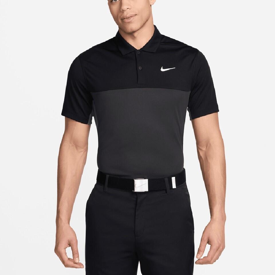 NIKE Nike DF Victory Herren-Golfpoloshirt in Schwarz