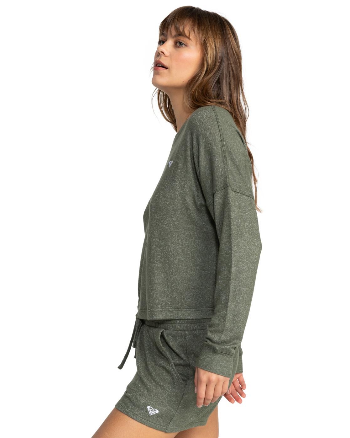Top de Manga Larga SATURDAZE COSY Verde Mujer 3/4