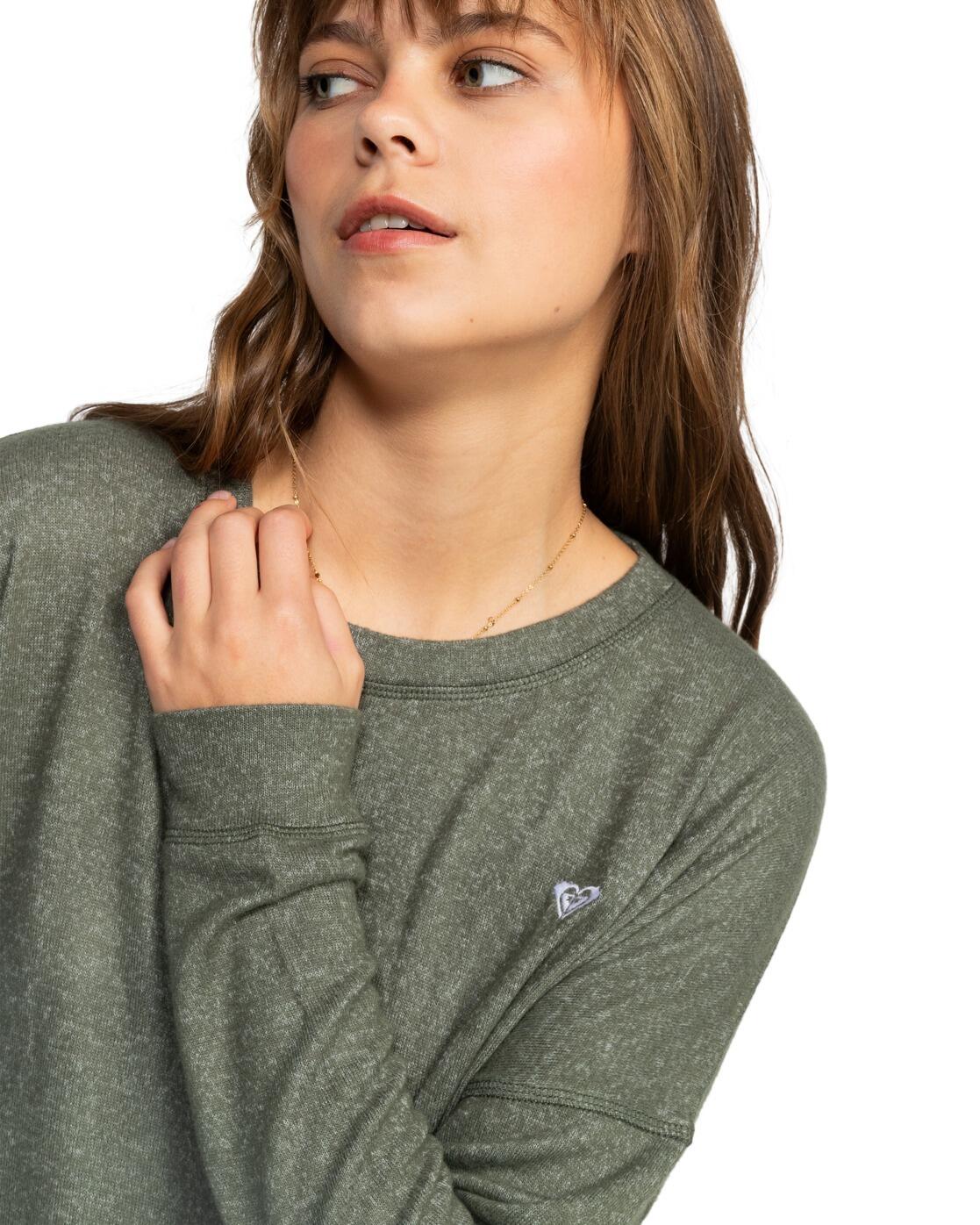 Top de Manga Larga SATURDAZE COSY Verde Mujer 4/4