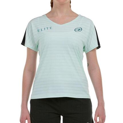 Camiseta Bullpadel Gemma Triay 25V Verde Agua Bicolor