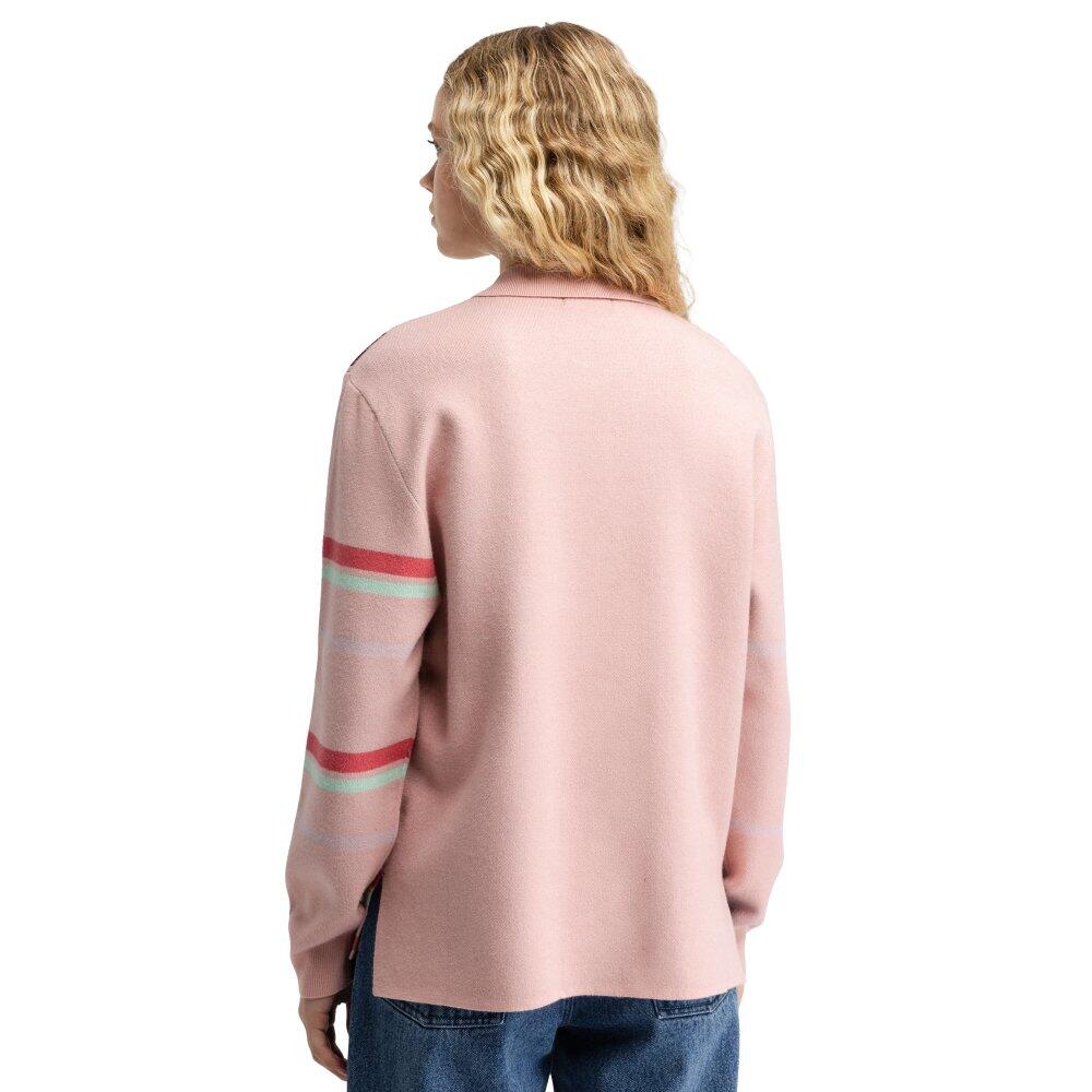 Polo in maglia a maniche lunghe da donna Verelle-W Pink Rosa 2/6