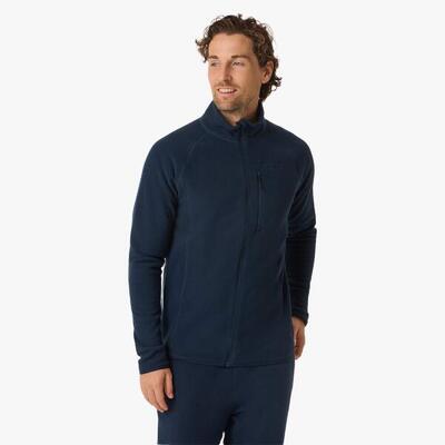 Heren hiking fleece met lange mouwen en volledige ritssluiting geilo full zip ii