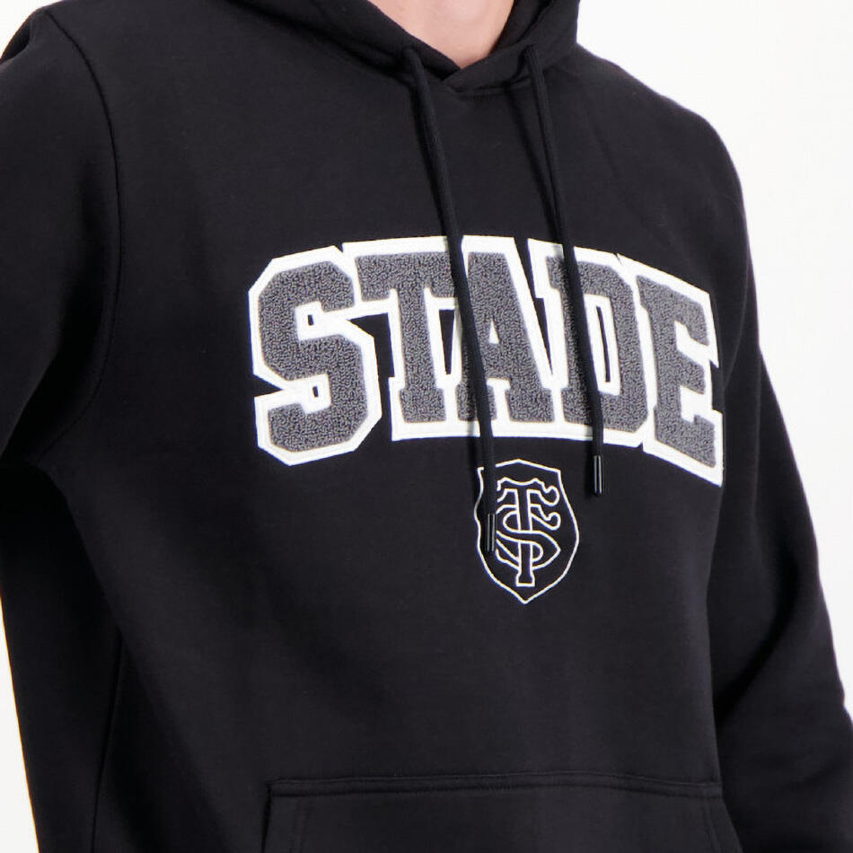Felpa con cappuccio Adi Stade Toulousain Nera per uomo 4/4
