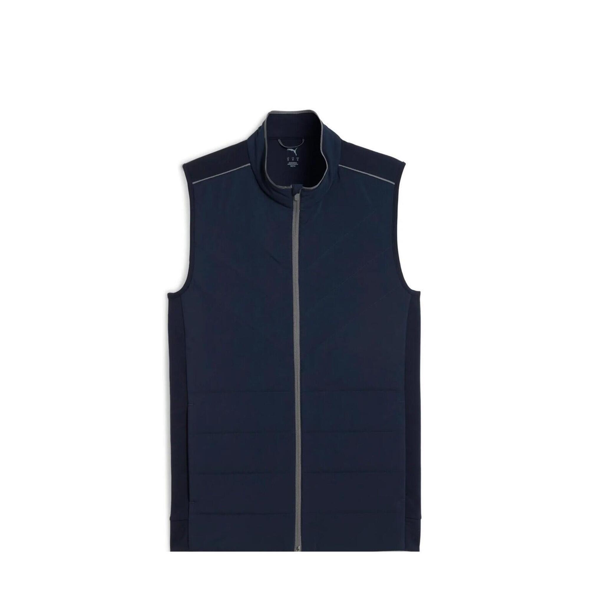 Puma - Gilet De Golf Hybride En Polaire Puma Cloudspun Pour Homme, Bleu Marine - Veste - Bleu - Decathlon