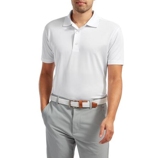 Polo Golf Footjoy Stretch Pique Solid Shirt Hombre Blanco