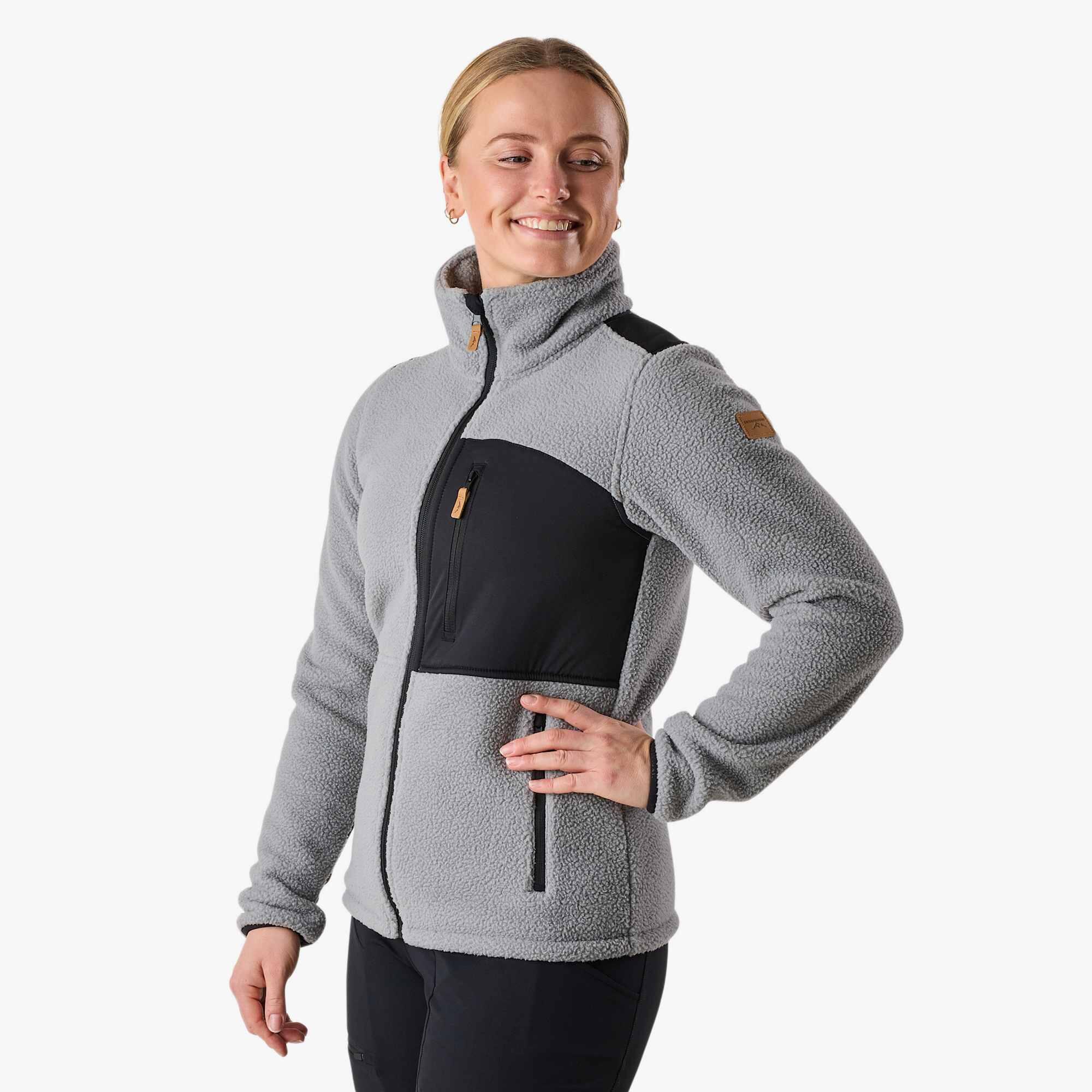 Veste polaire randonnée femme Nordkap Pile 4/7