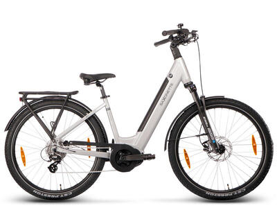 Saxonette deluxe suv easy ebike midmotor 8 sp 14.5 ah zilver