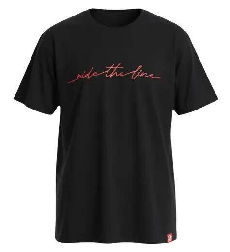 SkatePro RIDE THE LINE T-Shirt - L - Nero