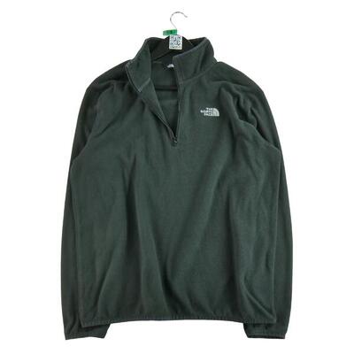 Tweedehands - heren tnf zwarte fleece pullover - zeer goede staat
