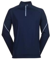 Maillot de golf Footjoy Temposeries Midlayer pour homme, bleu marine
