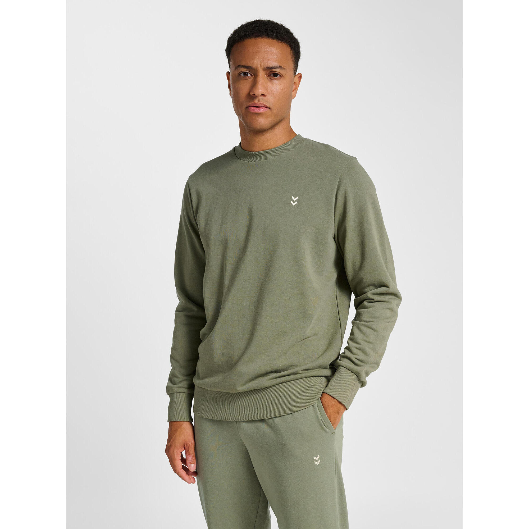 Hummel - Enfiler Sweat-shirt Hmlpulse Homme Hummel - Pull - Noir|vert - Decathlon