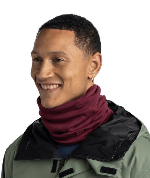 Chusta wielofunkcyjna Merino Heavyweight - Solid Tibetan Red 4/6