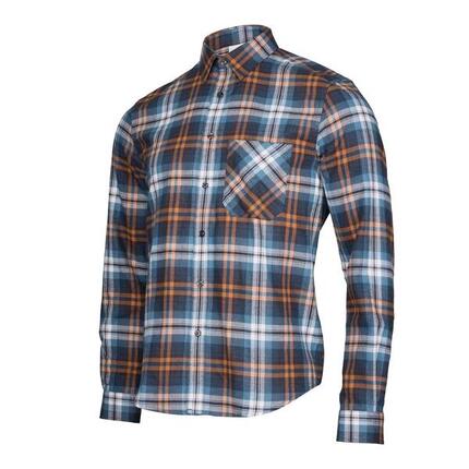 Chemise en flanelle décontractée pour hommes P - R.O.D Checker Bleu à carreaux