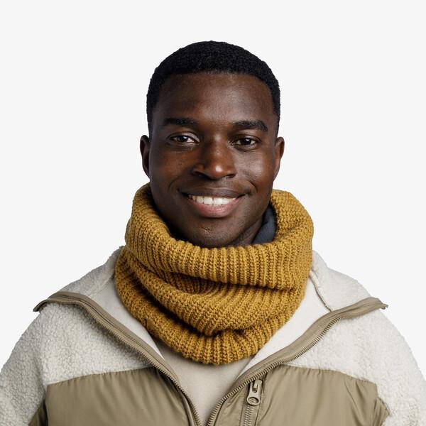Bandana BUFF KNITTED & FLEECE NECKWARMER JARN OCHER 5/7