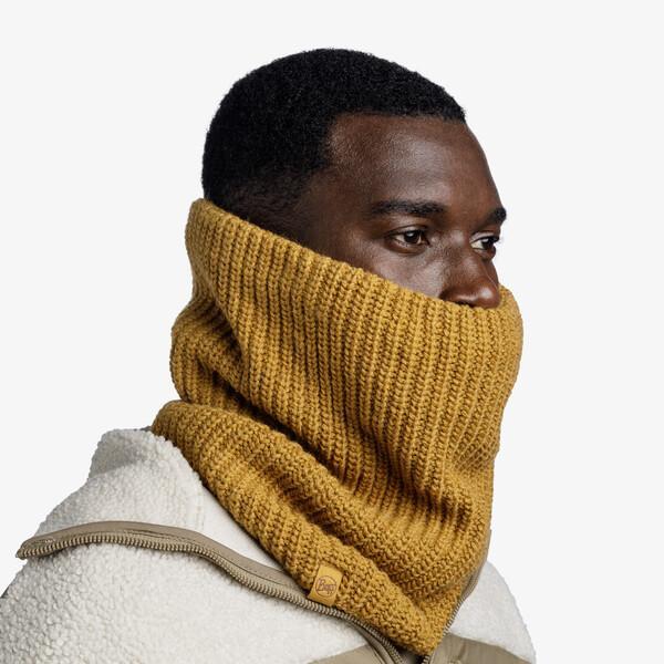 Bandana BUFF KNITTED & FLEECE NECKWARMER JARN OCHER 6/7