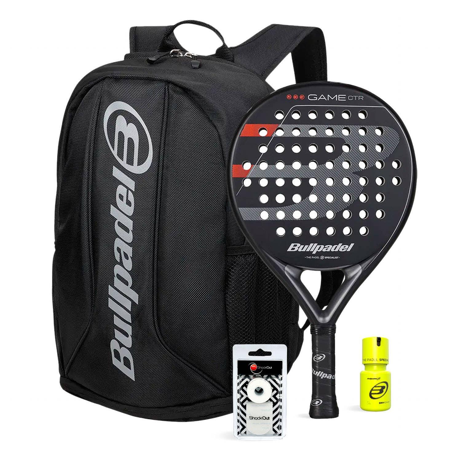Bullpadel - Pack Bullpdel Game Ctr Sac Avant 2 Dry Grip - Raquette De Padel - Multicolore - Taille Unique - Decathlon
