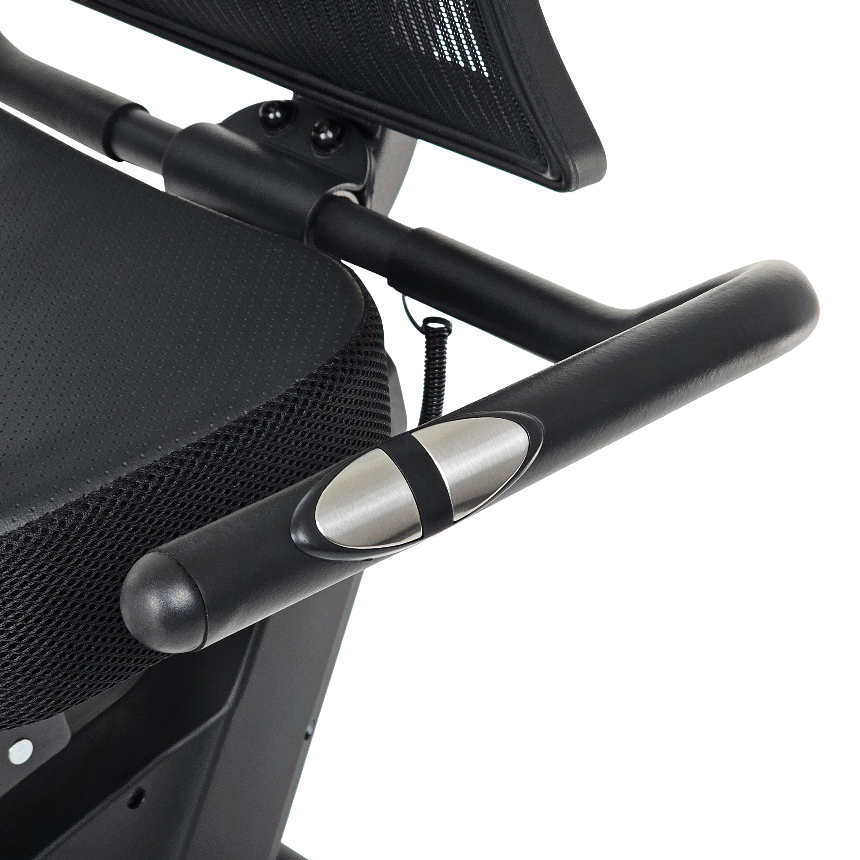Heimtrainer - Liegeergometer - tiefer Einstieg - leise - Pulssensoren - RS 4000 5/9