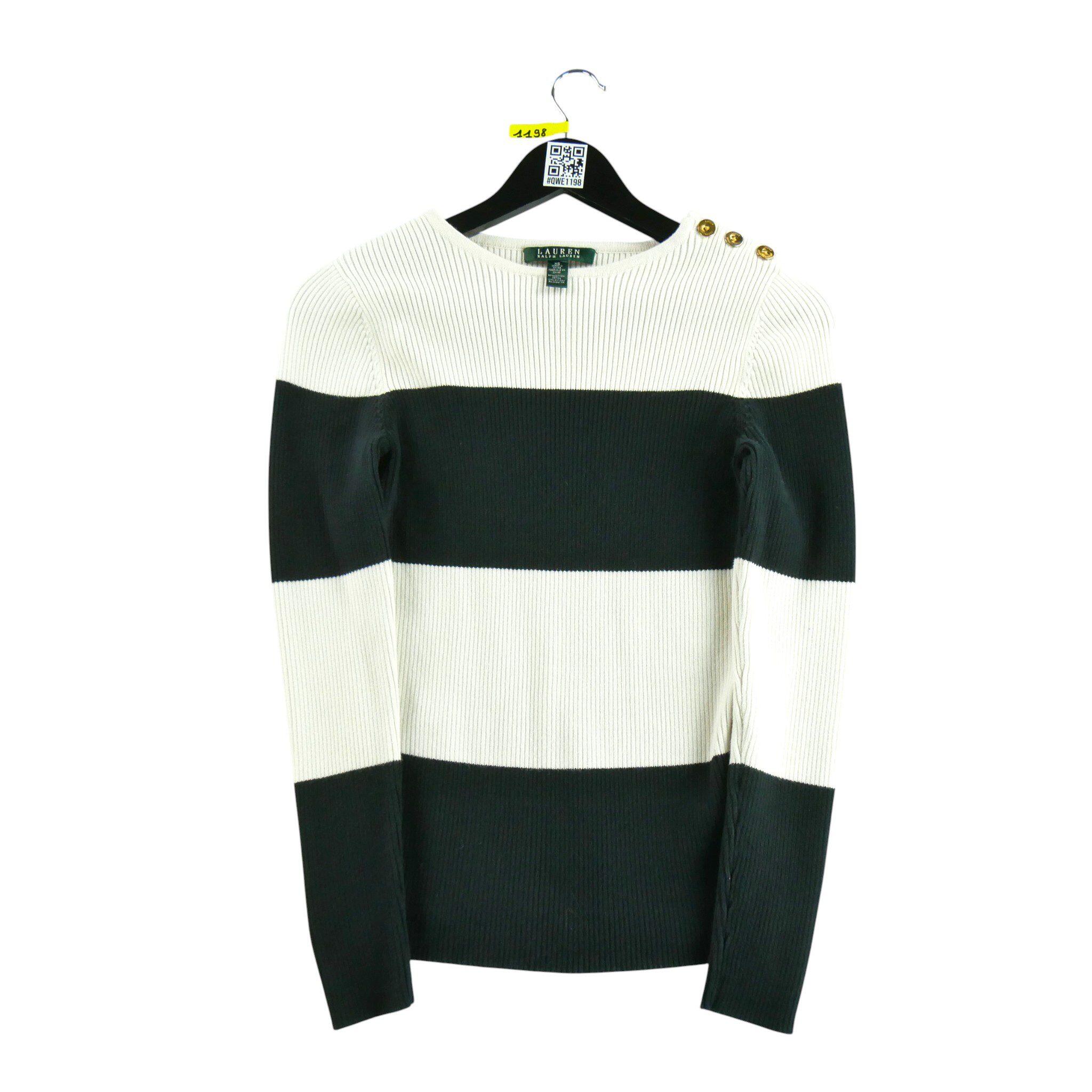 RALPH LAUREN Reconditionné - Pull Femme Noir - Bon État