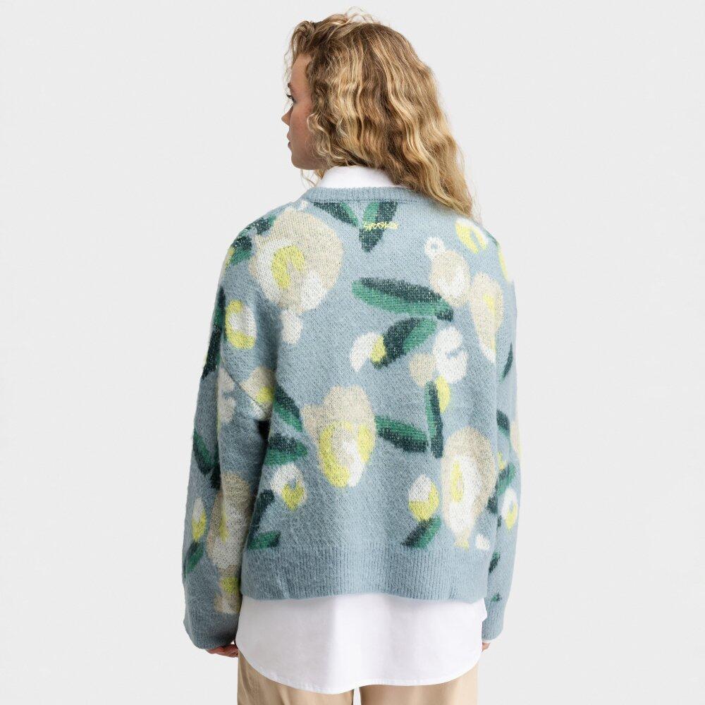 Damen oversize-strickpullover Mainau-W Blue Blau 6/6