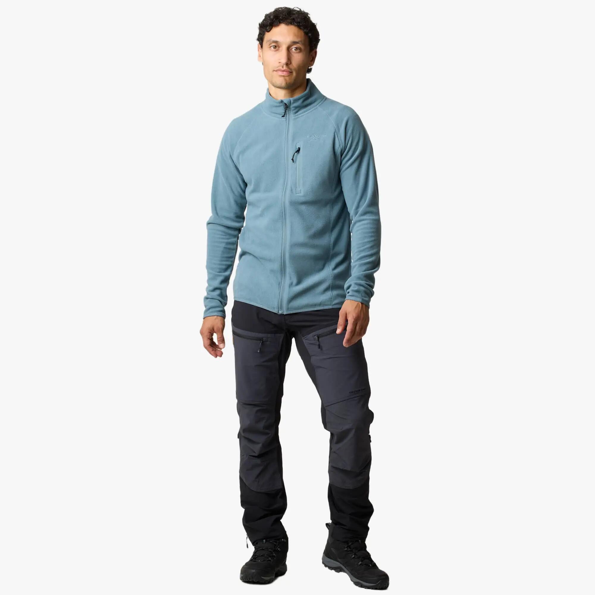 Herren Wandern Fleece Full-Zip Feuchtigkeitsableitend Geilo 3/6
