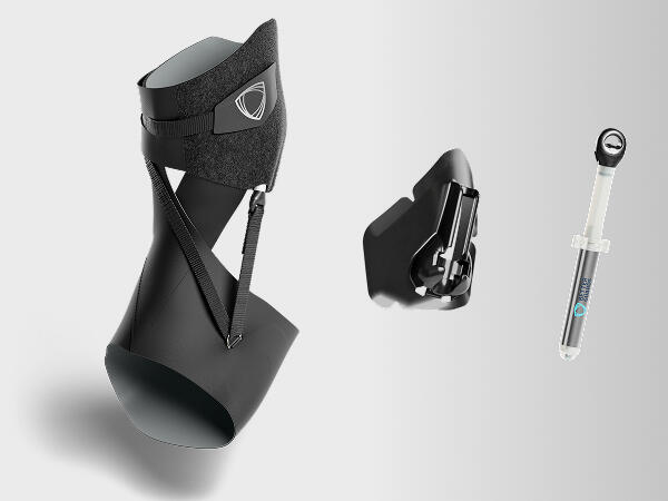 BetterGuards Lite Chevillère – Noir, M, Droit – Support sport léger 6/7