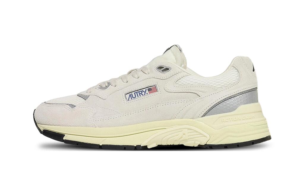 Scarpe Hyperway Low Man Suede Mesh White Silver 1/1