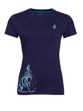 T-shirt femme High Point Sella Lady Navy 53% modal 47% coton léger respirant