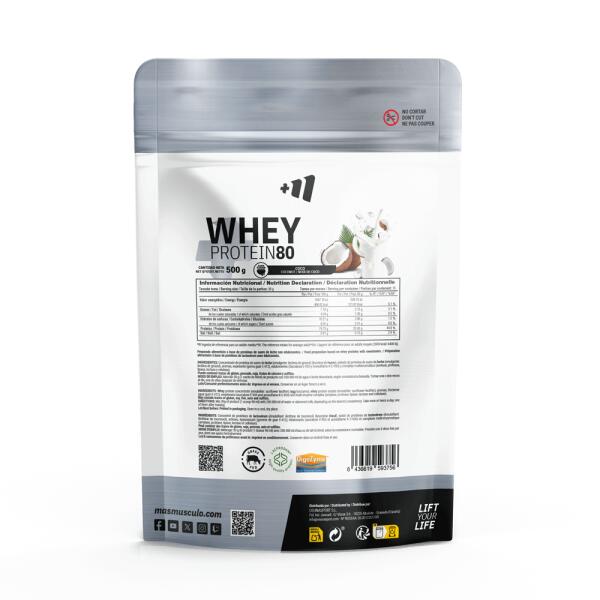 Whey Protein80 - 500 g Kokosnoot MASmusculo 2/4