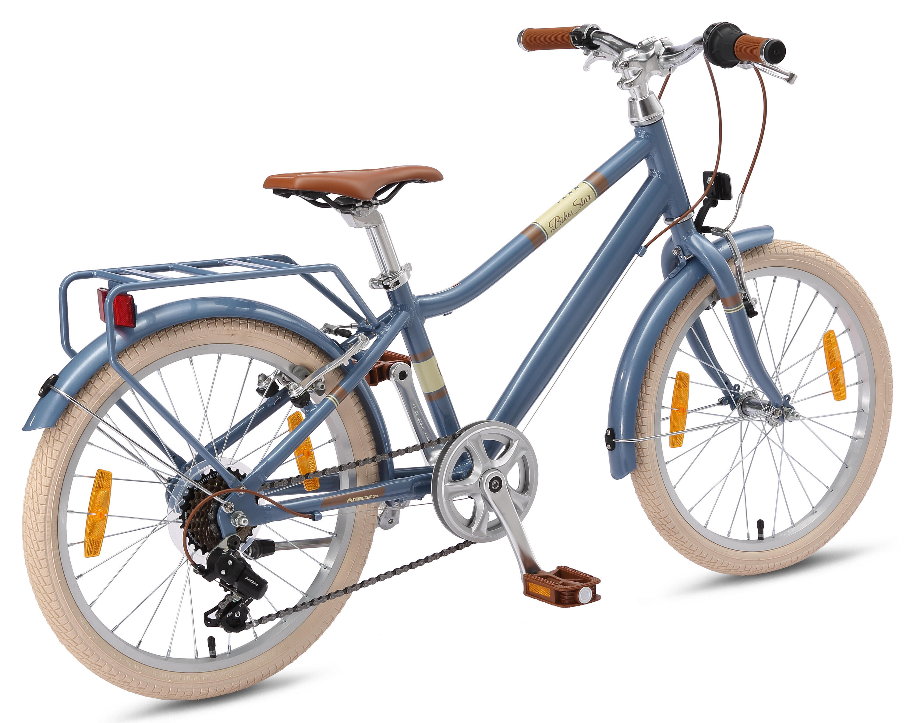 Vélo enfant 20 pouces à partir de 6 - 9 ans, VTC Classic 3/7