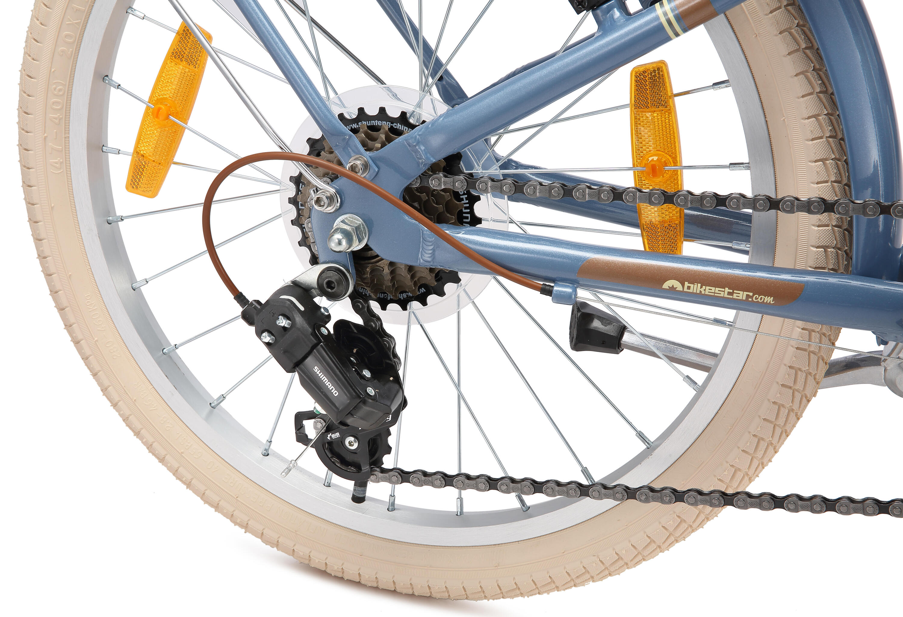 Vélo enfant 20 pouces à partir de 6 - 9 ans, VTC Classic 4/7