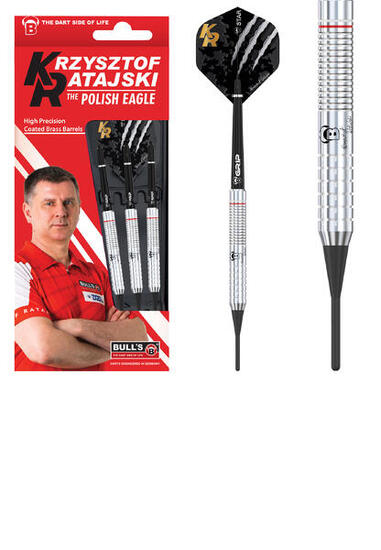 Darts Softdarts unisex - Krzysztof Ratajski Brass Silver Dartpfeile Darts-Set
