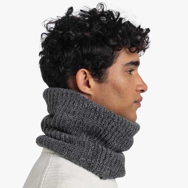 Braga de cuello Knitted & Fleece Unisex Buff Gris 3/4