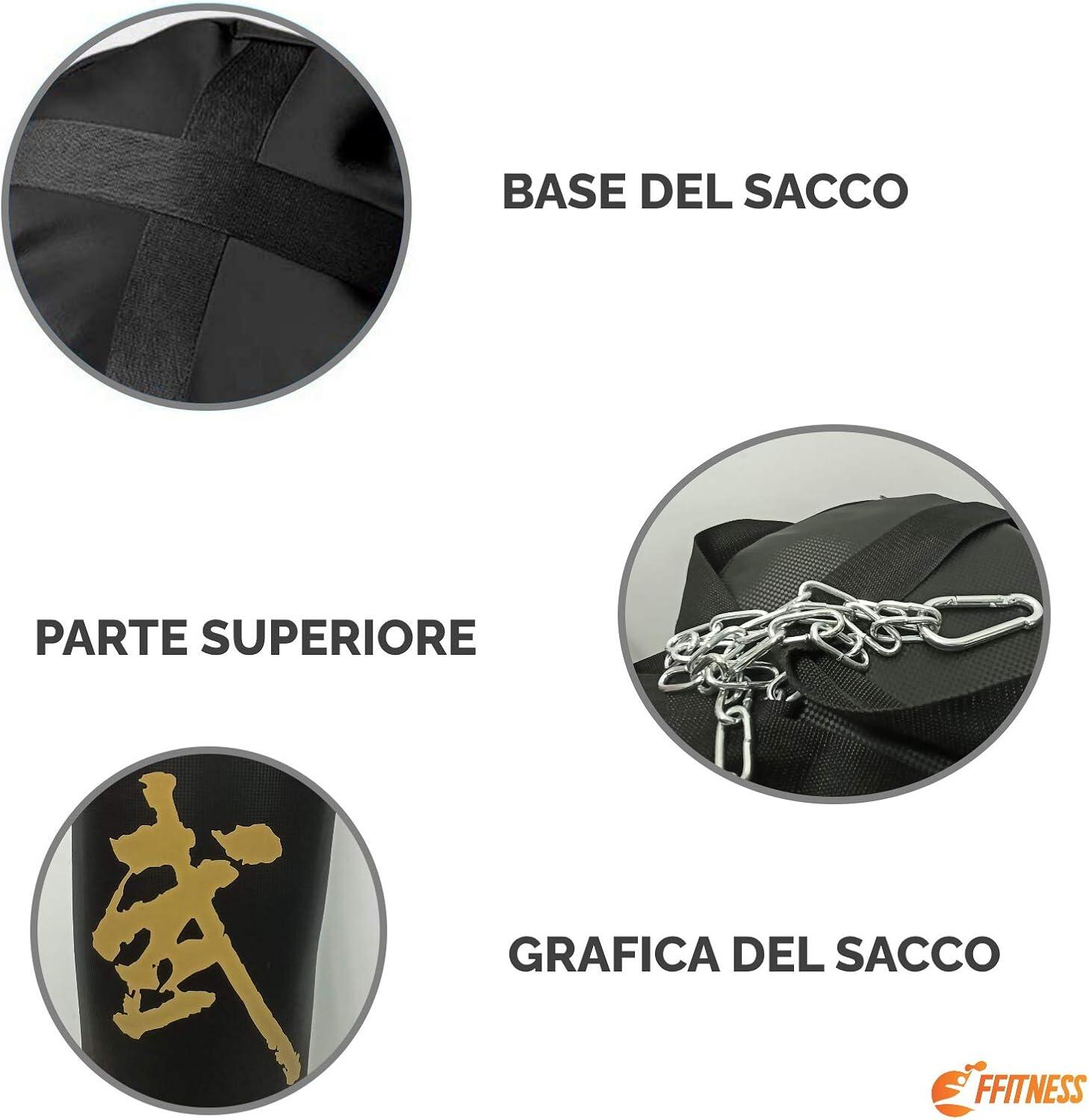 SACCO DA BOXE KICK BAG BOXING SAND BAG BOXE FF 3/5